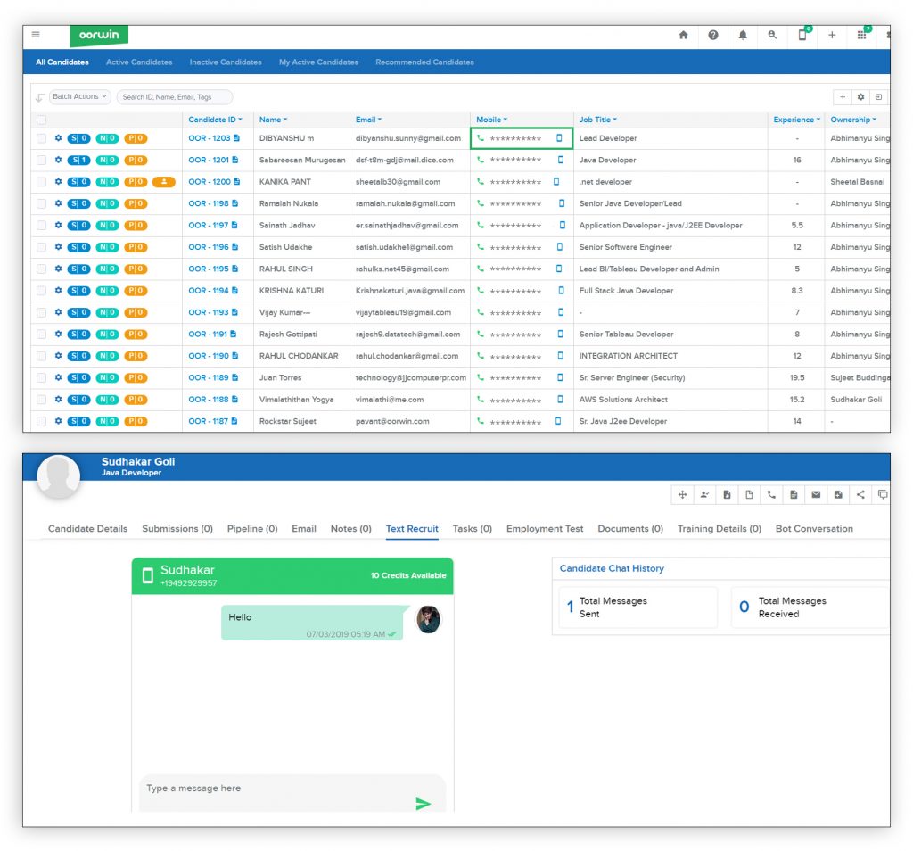 #integrations #ATS #hiring #SaaS #software #recruitment #VoIP #textrecruiting #reports