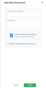 Add Documents - Manage Organization Documents - Oorwin