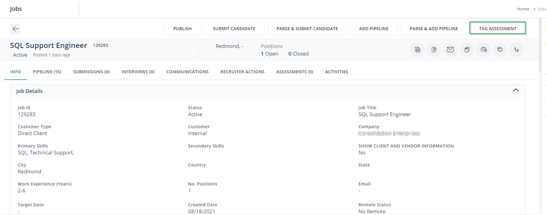 Tag Assessment - Oorwin's Integration with HackerEarth - Oorwin