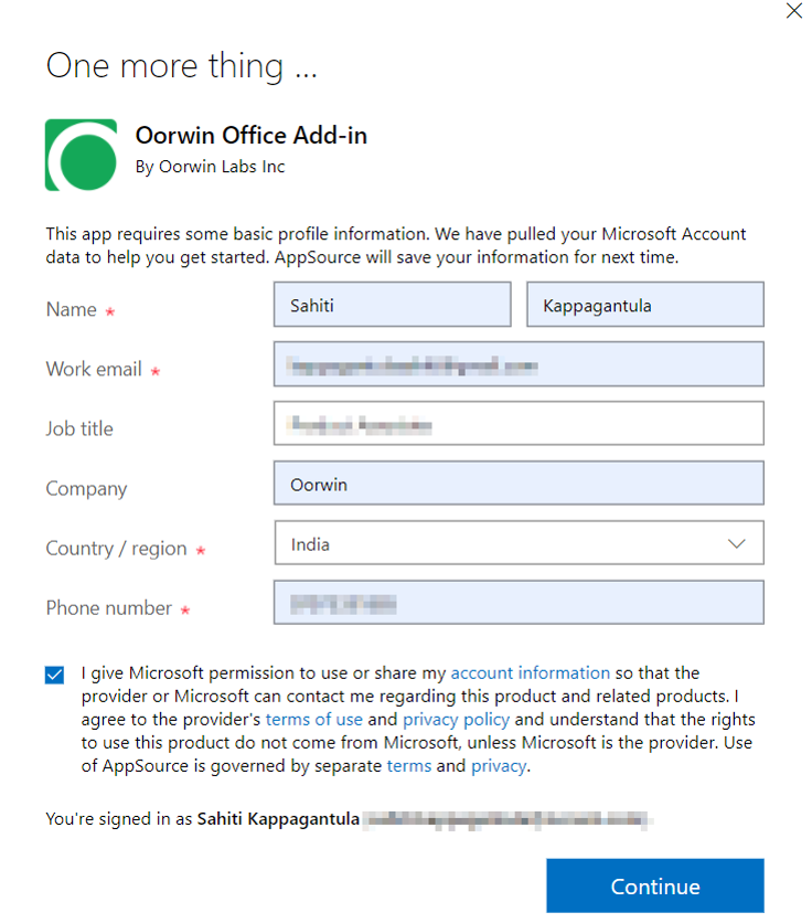 Setup Office365 - Plugins Configuration - Oorwin